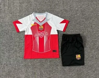 25-26 Kids Barcelona Special Edition Kit Cheap Football Jersey Wholesale Yupoo