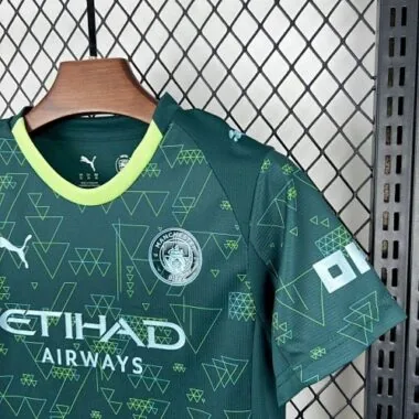 25-26 Kids Manchester City Fourth Away Kit Cheap Football Jersey Wholesale Yupoo