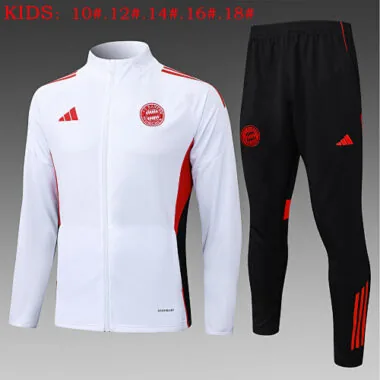 25-26 Kids Bayern Training Kits Jacket Tracksuits Cheap Football Jersey Wholesale Yupoo