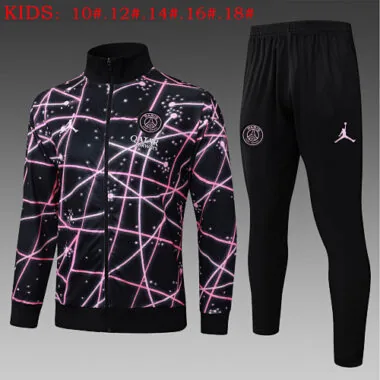 25-26 Kids PSG Training Kits Jacket Tracksuits Cheap Football Jersey Wholesale Yupoo
