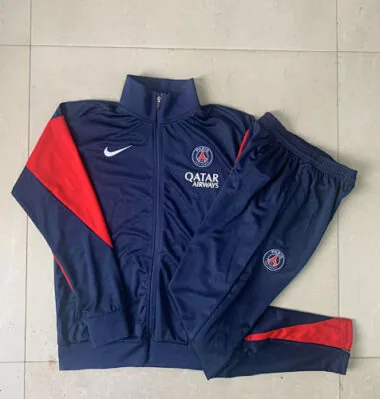 25-26 Kids PSG Training Kits Jacket Tracksuits Cheap Football Jersey Wholesale Yupoo