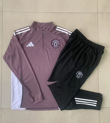 2025/26 Kids Manchester United Training Kits Sweatshirt Tracksuits