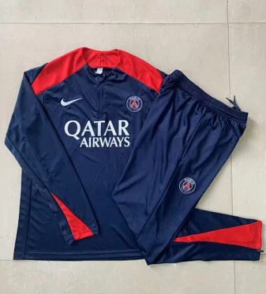 25-26 Kids PSG Training Kits Sweatshirt Tracksuits Cheap Football Jersey Wholesale Yupoo