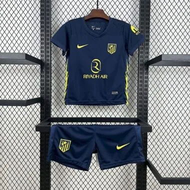 25-26 Kids Atletico Madrid Away Kit Cheap Football Jersey Wholesale Yupoo