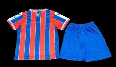 25-26 Kids Crystal Palace Home Kit Cheap Football Jersey Wholesale Yupoo