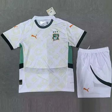 2025 Kids Côte d#039;Ivoire Away Kit Cheap Soccer Jerseys Yupoo
