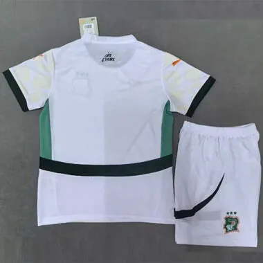 2025 Kids Côte d#039;Ivoire Away Kit Cheap Soccer Jerseys Yupoo