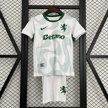 25-26 Kids Sporting Lisbon Fourth Away Kit Cheap Football Jersey Wholesale Yupoo