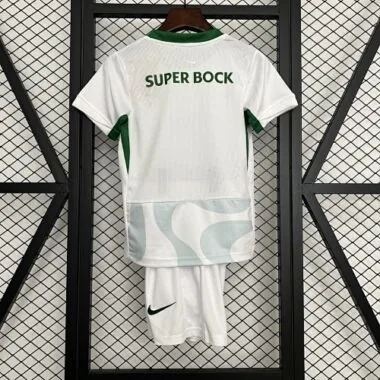 25-26 Kids Sporting Lisbon Third Away Kit Cheap Football Jersey Wholesale Yupoo
