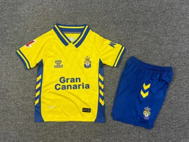 25-26 Kids Las Palmas Home Kit Soccer Uniform Cheap Football Jersey Wholesale Yupoo