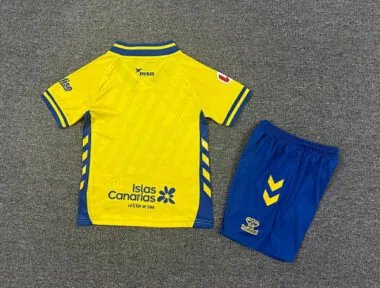 25-26 Kids Las Palmas Home Kit Soccer Uniform Cheap Football Jersey Wholesale Yupoo