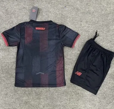 25-26 Kids Bayer 04 Leverkusen Home Kit Cheap Football Jersey Wholesale Yupoo