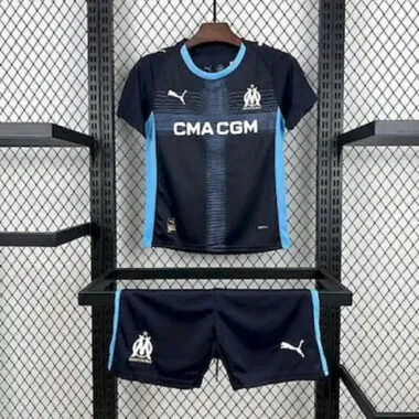 25-26 Kids Marseille Away Kit 16-28 Cheap Football Jersey Wholesale Yupoo