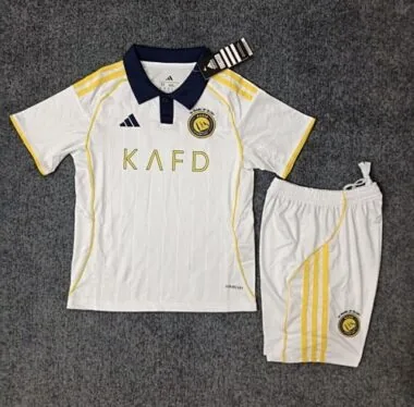 25-26 Kids Al-Nassr Third Away Kit 16-28 Cheap Football Jersey Wholesale Yupoo
