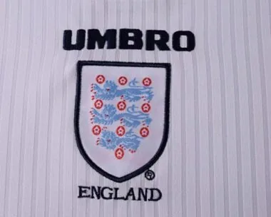 1998 Retro-Kinder-Heimtrikot der englischen Nationalmannschaft