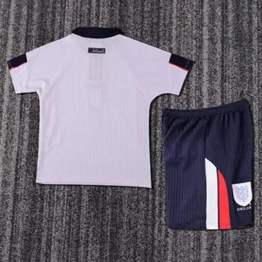 1998 Retro-Kinder-Heimtrikot der englischen Nationalmannschaft