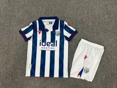 24-25 West Bromwich Home Kids Soccer Jerseys Yupoo