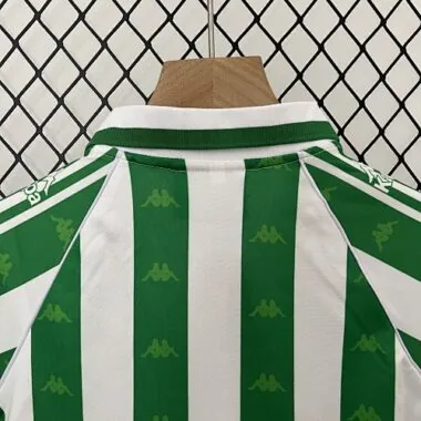 95-97 Real Betis Home Retro Kid Kits Youth Apparels