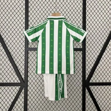 95-97 Real Betis Home Retro Kid Kits Youth Apparels