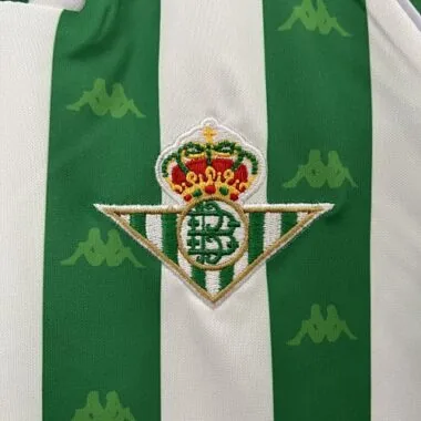 95-97 Real Betis Home Retro Kid Kits Youth Apparels