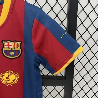 10-11 Barcelona Home Retro Kids Kit Size16-28