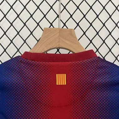 12-13 Barcelona Home Retro Kids Kits Children Shirt
