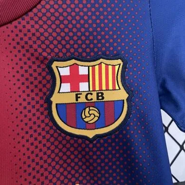 12-13 Barcelona Home Retro Kids Kits Children Shirt
