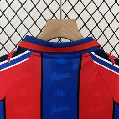 95-97 Barcelona Home Retro Kid Kits Youth Apparels