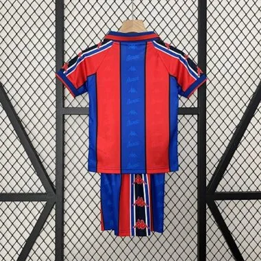 95-97 Barcelona Home Retro Kid Kits Youth Apparels