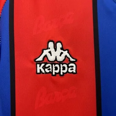 95-97 Barcelona Home Retro Kid Kits Youth Apparels