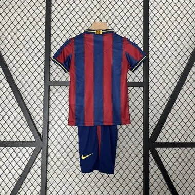 09-10 Barcelona Home Retro Kids Kits Children Shirt