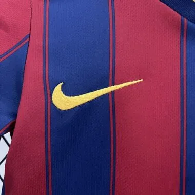09-10 Barcelona Home Retro Kids Kits Children Shirt