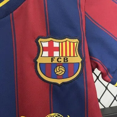 09-10 Barcelona Home Retro Kids Kits Children Shirt