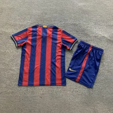 09-10 Barcelona Home Retro Kids Kits Children Shirt