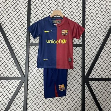 08-09 Barcelona Home Retro Kids Kits