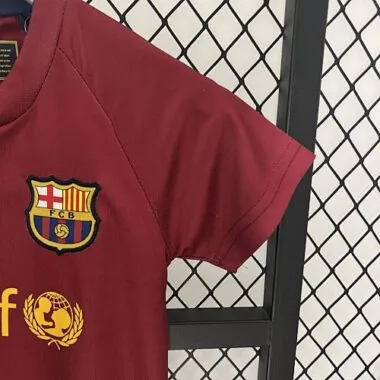 08-09 Barcelona Home Retro Kids Kits