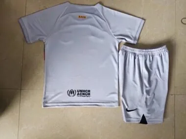 22-23 Barcelona third away kids kit