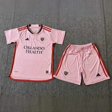 24-25 Orlando City Away Kids Soccer Jerseys