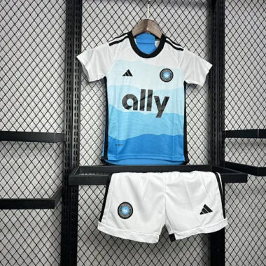 24-25 Charlotte FC: divise da bambino per le partite in casa e abbigliamento per ragazzi