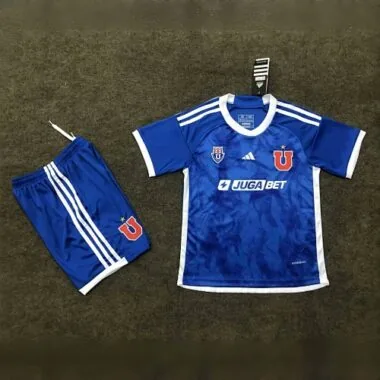 24-25 University of Chile Home Kid Kits Youth Apparels AAAAJersey Wholesale Yupoo