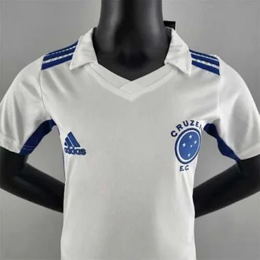 22-23 Cruzeiro away kids kit