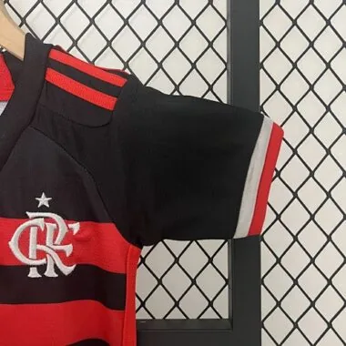 24-25 Flamengo Home Kid Kits Children Sets