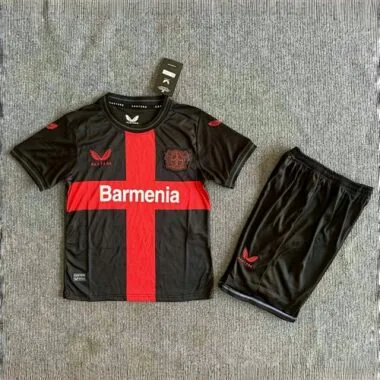 23-24 Bayer 04 Leverkusen Home Kid Kits Youth Apparels