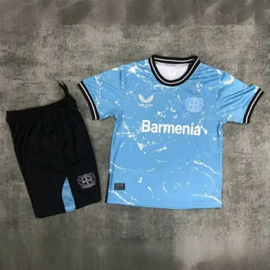 24-25 Bayer 04 Leverkusen Third Kid Kits Youth Apparels