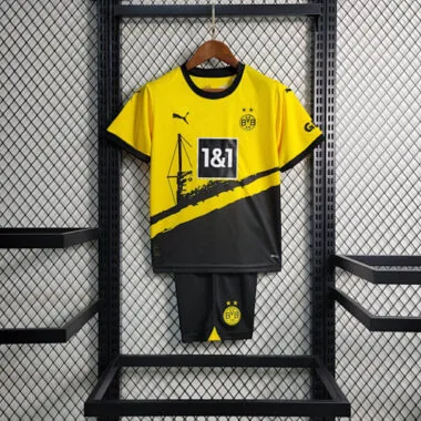 2023/24 Dortmund home kids kit Best Soccer Jersey