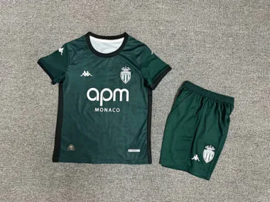 2024 Monaco Away Kids Soccer Jerseys Yupoo