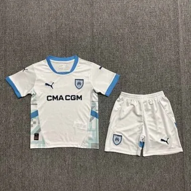 24-25 Marseille Home Kid Kits Youth Apparels