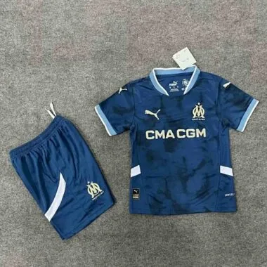 2024/25 Marseille Away Kid Kits Youth Apparels