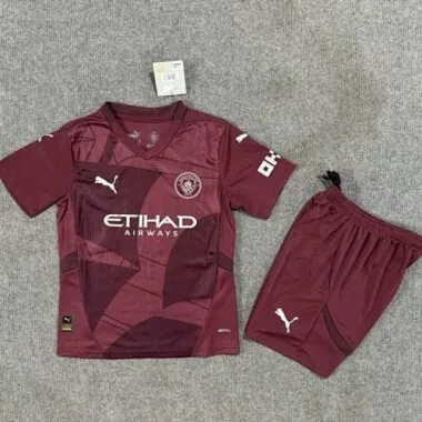 2024/25 Manchester City Third Kid Kits Youth Apparels