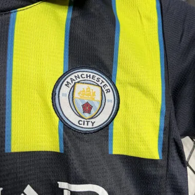 24-25 Manchester City Away Kid Kits Youth Apparels